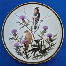 Franklin Porcelain Songbirds of the World LARGE plate BOBOLINK  Audobon 27 cm