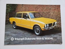 TRIUMPH DOLOMITE 1500 SALES