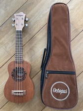 Octopus Soprano Rosette Acoustic Ukulele