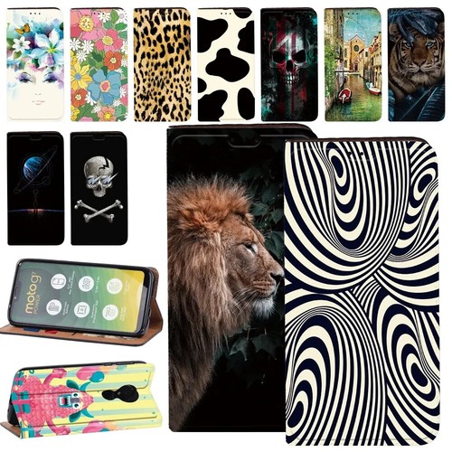 Printed leather phone - leather,