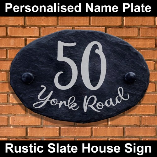 Personalised natural slate - personalised,