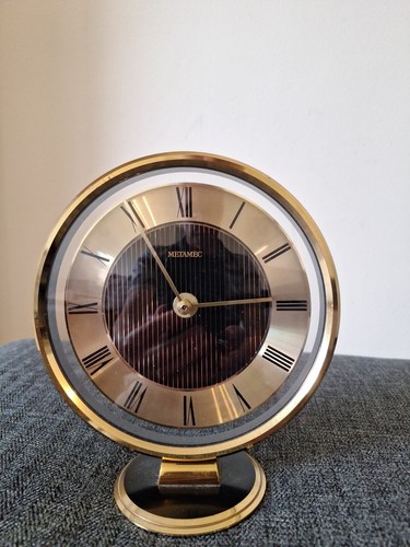 Metamec vintage mantle clock - metamec,