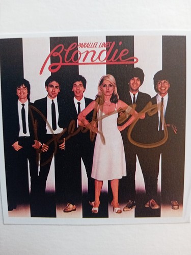 Debbie harry blondie signed - debbie,