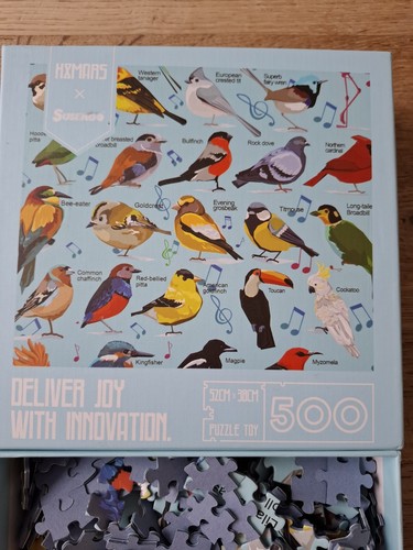 Birds jigsaw 500 piece - birds, jigsaw.