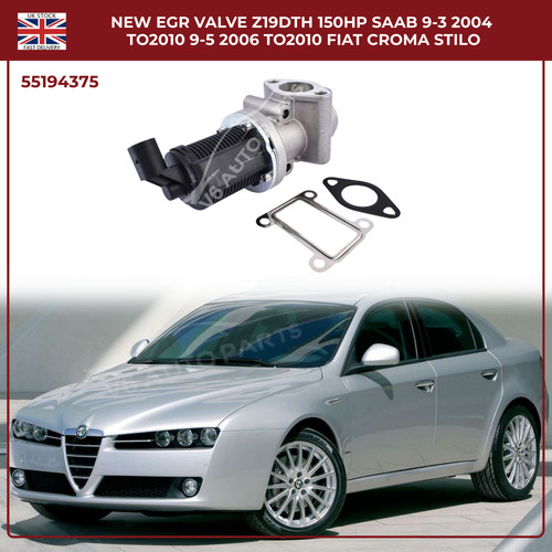 New egr valve - fits, saab