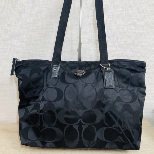 Coach signature nylon - nylon, foldable