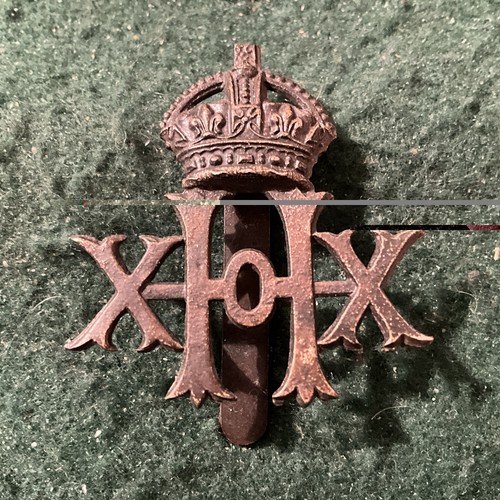 20th hussars cap badge - 20th,
