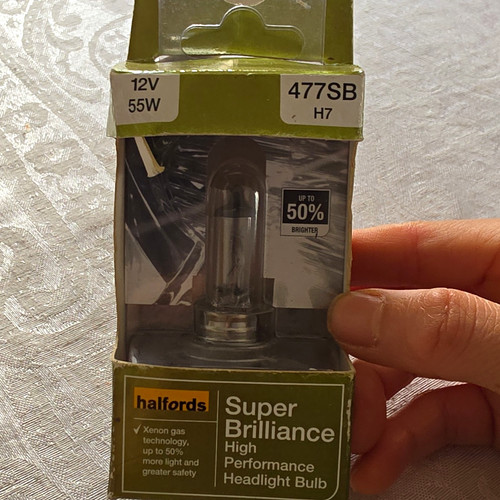Halfords super brilliance - brilliance, h7