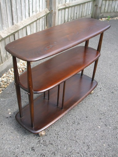 Vintage ercol book trolley - ercol,