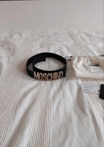 Moschino belt calf leather - moschino,