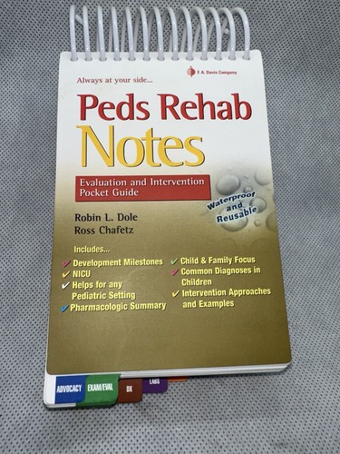 Peds rehab notes evaluation - peds,