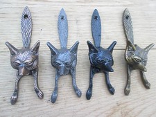 CAST IRON FOX HEAD  DOOR