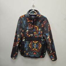 Patagonia Unisex Synchilla Anorak 1/2 Zip Forest Floor Aztec Fleece Jumper Small