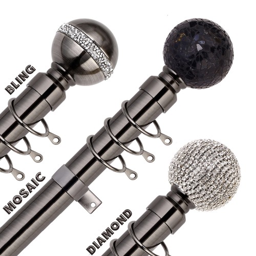 Black nickel extendable - nickel, metal