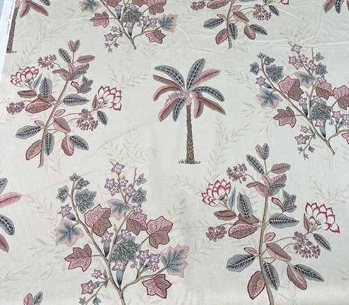 Zoffany fabric palme teal pink - zoffany,
