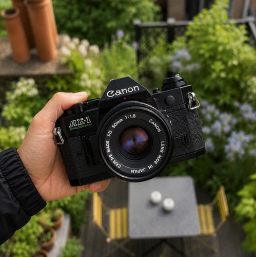 Canon program black - ae-1, slr