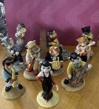 Beswick Cats Chorus Complete Set of 10 Figures   1st quality 