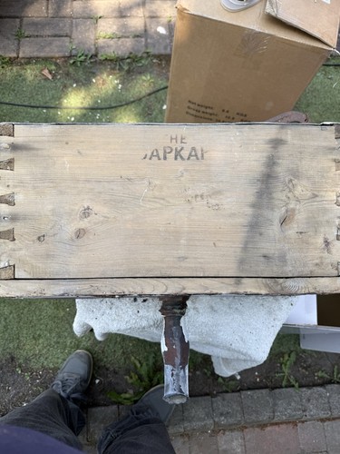 Antique japkap lead lined - antique,
