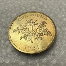 1981 Guernsey One Pound Coin