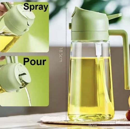 Plastic oil bottle spray 500ml - plastic,