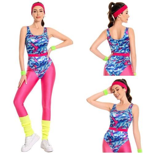 80s fitness costume women - 80s,