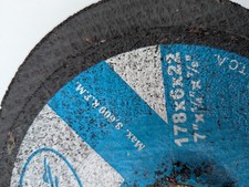 Optima metal / steel grinding discs x 12, unused.