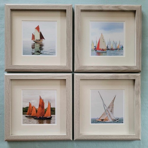 Framed pictures boats on - framed,