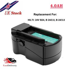 24V 4000mAh Ni-MH 24V B24 Battery For HILTI TE 2-A B 24/2.0 B 24/3.0 WSR 650-A