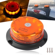 Flashing Strobe Beacon Emergency LED Warning Light Car Amber Lamp Auto Magnetic
