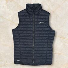 Mens Black Berghaus Hydroloft Vaskye Puffer Gilet Jacket - Size Medium (M) L611
