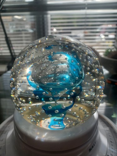 Rare whitefriars glass blue - glass,