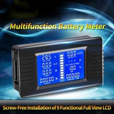 Battery Monitor Meter LCD
