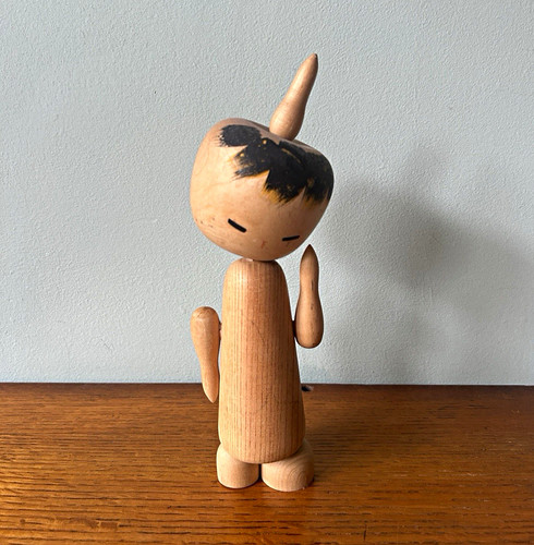 Japanese wooden kokeshi - kokeshi, doll