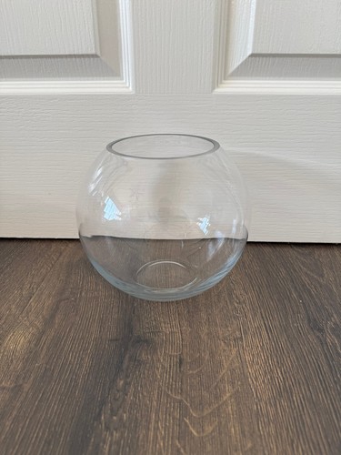 Large clear glass - glass, fishbowl