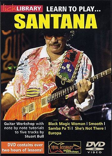 Learn play santana dvd - to,