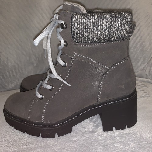 Ladies taupe ankle boots - ankle,