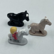 Vintage • Polly Pocket 1991 • Misty / Frosty / Bull • Dream World Figures • VGC