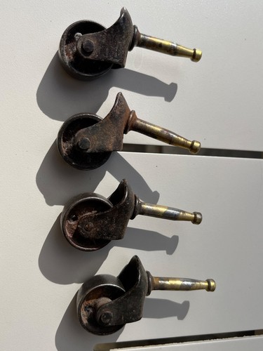 Vintage brass iron furniture - vintage,