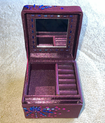 Purple y2k satin finish