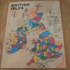 Bigjigs toys map british - map,