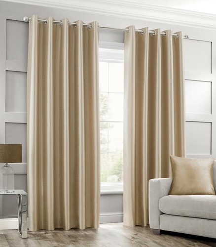 Luxury faux silk eyelet - luxury,