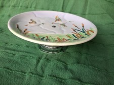 Shorter & Son ceramic tazza / cake stand ducks /  geese