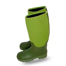  Unisex Wellies Green Neoprene Mucker Long Wellington Boots Waterproof