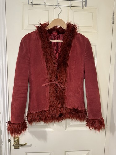 Vintage real leather suede - real, leather/suede