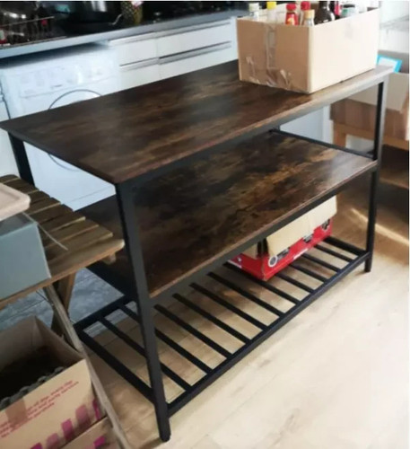 Industrial kitchen island - industrial,