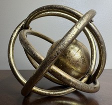 Abstract Gold Metal Orb