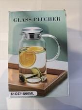 Glass Pitcher Jug Brand New