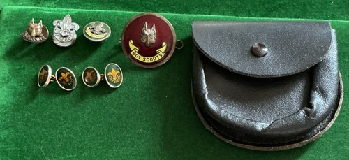 Old vintage boy scout badges - scout,