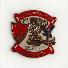 Liverpool Vs Palace Match Pin Badge. Dated 29/10/25
