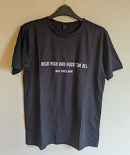 New! Nick Cave official men's black t-shirt - XS - Head High and F**k Em All Mum